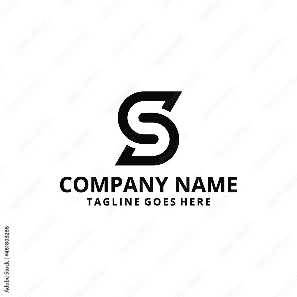 Modern creative SC initials logo design template illustration Modern creative SC initials logo design template illustration