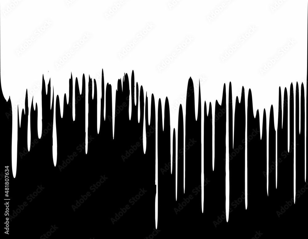 Template Stencil whit graffiti spray. Vector spray paint shapes with ...