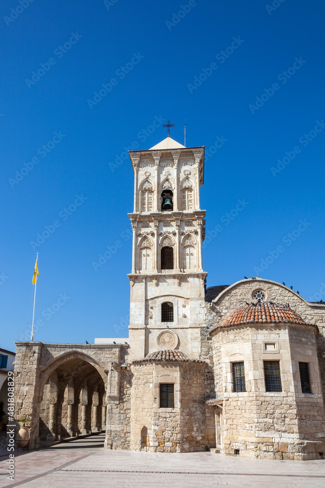 Agios Lazaros Church in Larnaca Cyprus the  which has the tomb of Saint Lazarus who was resurrected by Jesus Christ in the crypt and is a popular tourist travel destination and landmark