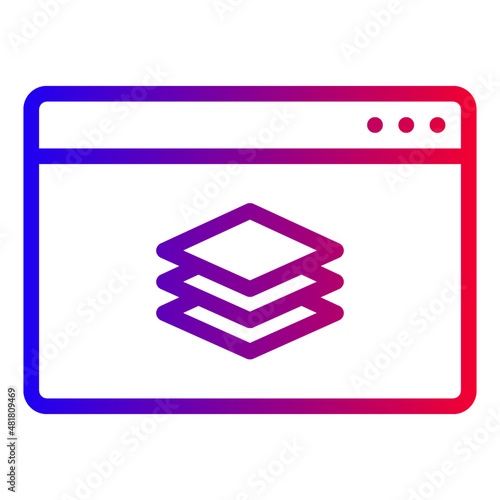 fullstack full stack developer development designer ui ux web development icon