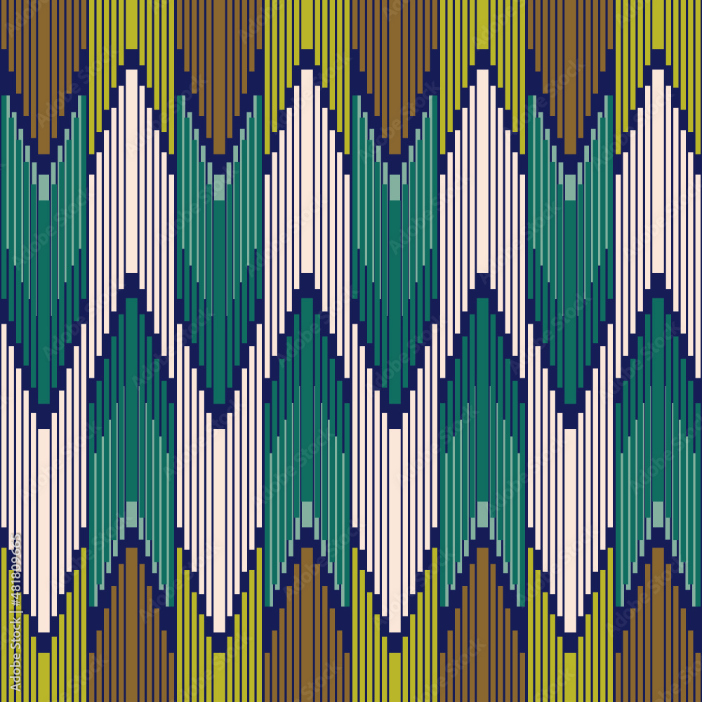 seamless geometric ethnic pattern design for background or wallpaper Ikat Fabric Pattern Design Ideas Indian Pattern Fabric Black and white pattern. Rhombus and straight lines come togethe. seamless geometric ethnic pattern design for background or wallpaper Ikat Fabric Pattern Design Ideas Indian Pattern Fabric Black and white pattern. Rhombus and straight lines come togethe.