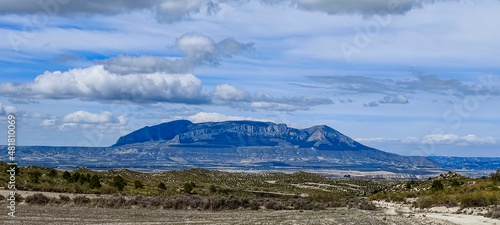 Cerro de Jabalcon in the North Granada Geopark. photo