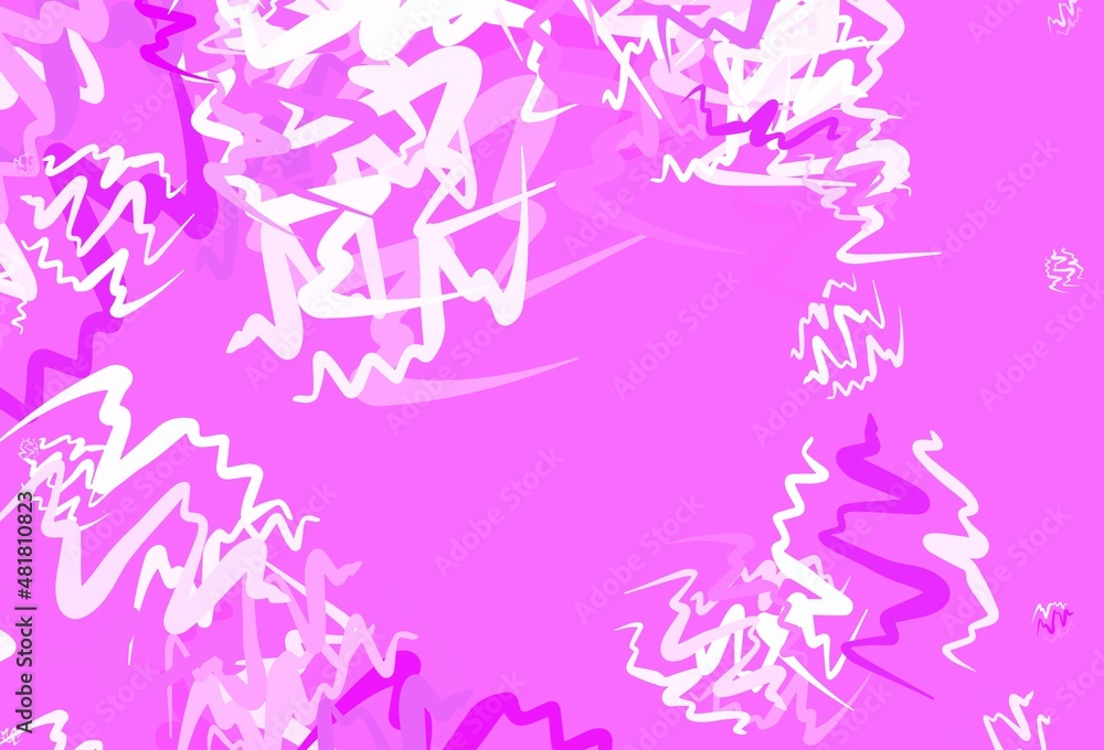 Light Purple vector background with wry lines. Light Purple vector background with wry lines.