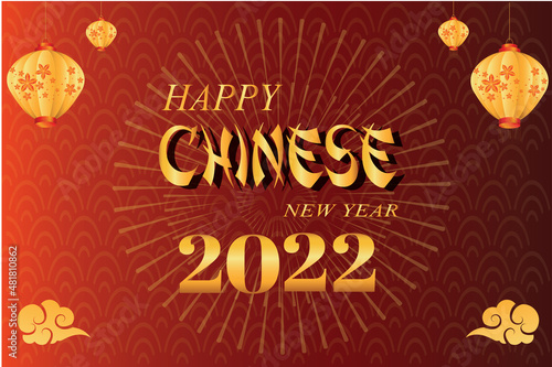 illustration vector graphic of Chinese New Year