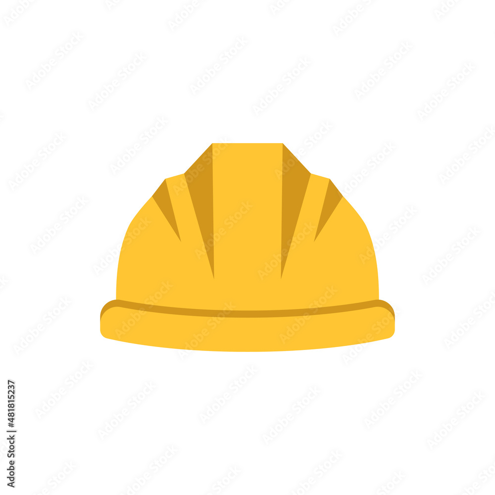 Construction helmet icon in flat style. Safety cap vector illustration on isolated background. Worker hat sign business concept. Construction helmet icon in flat style. Safety cap vector illustration on isolated background. Worker hat sign business concept.