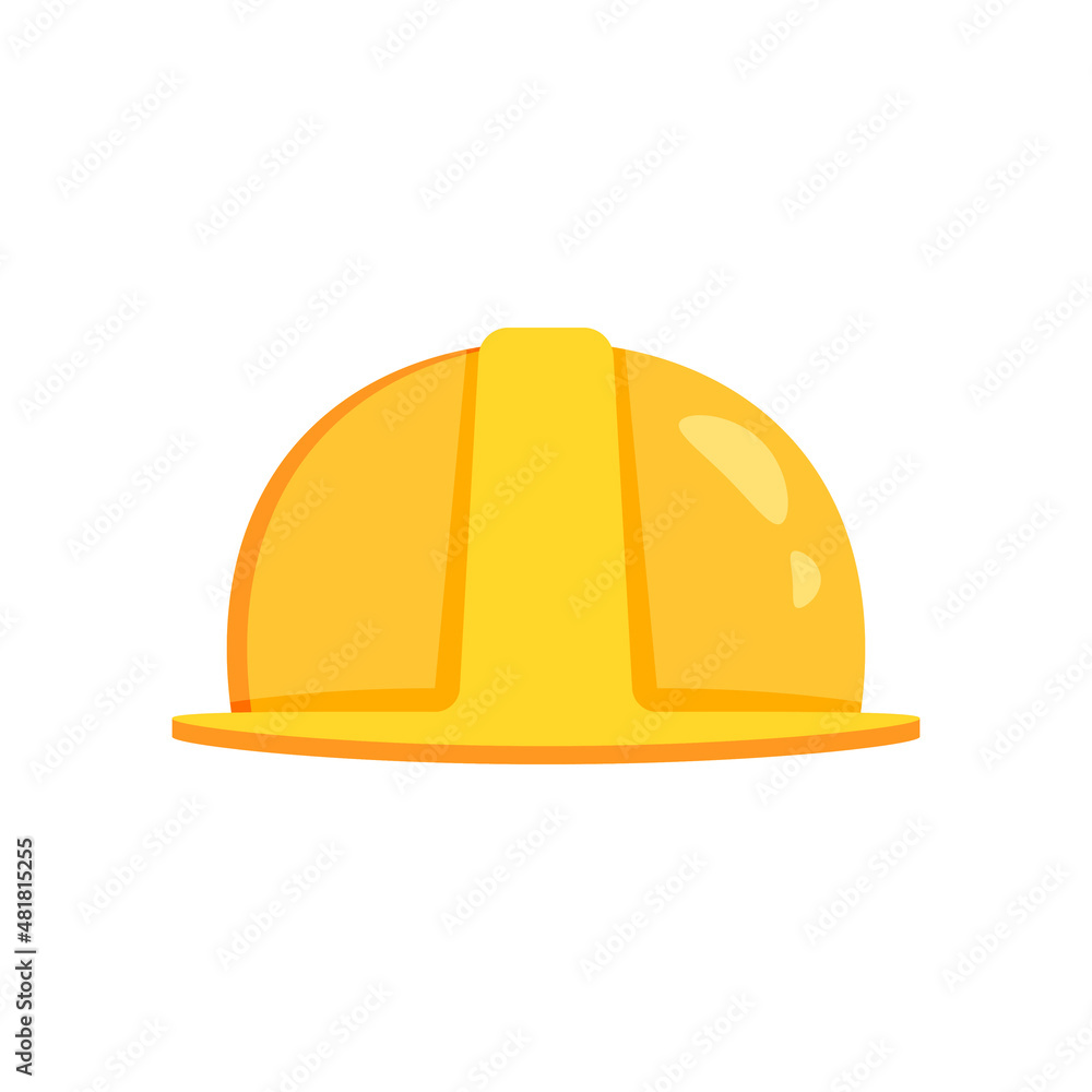 Construction helmet icon in flat style. Safety cap vector illustration on isolated background. Worker hat sign business concept. Construction helmet icon in flat style. Safety cap vector illustration on isolated background. Worker hat sign business concept.