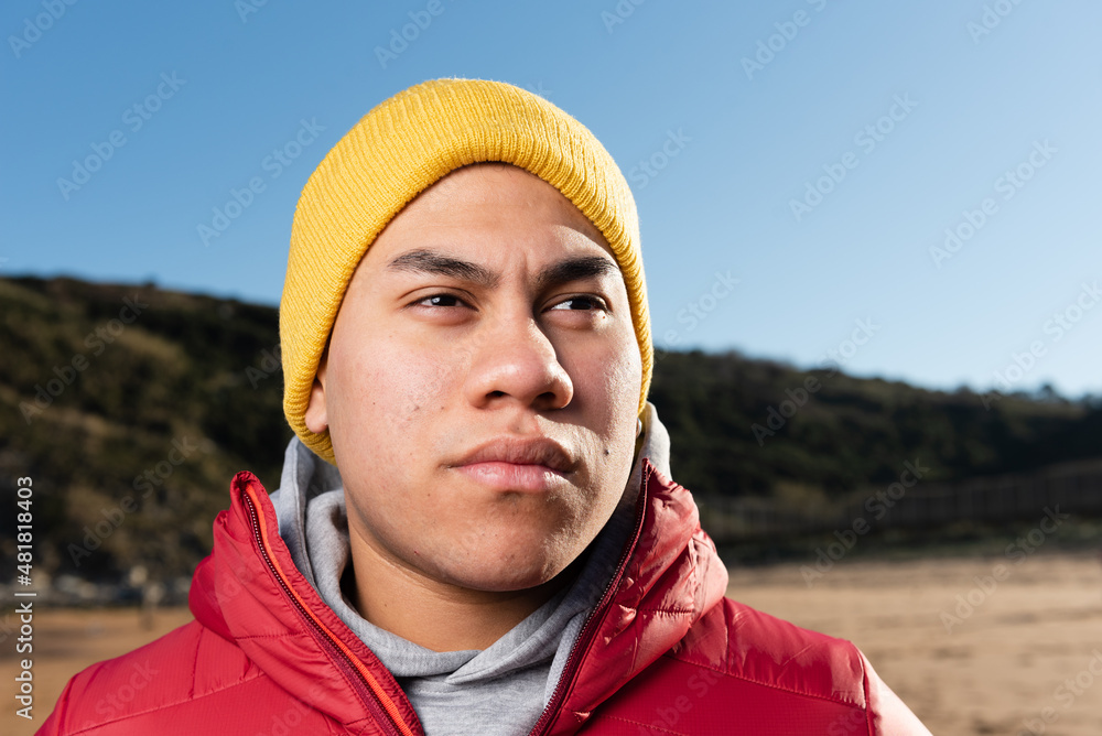 Portrait of hispanic young man Portrait of hispanic young man