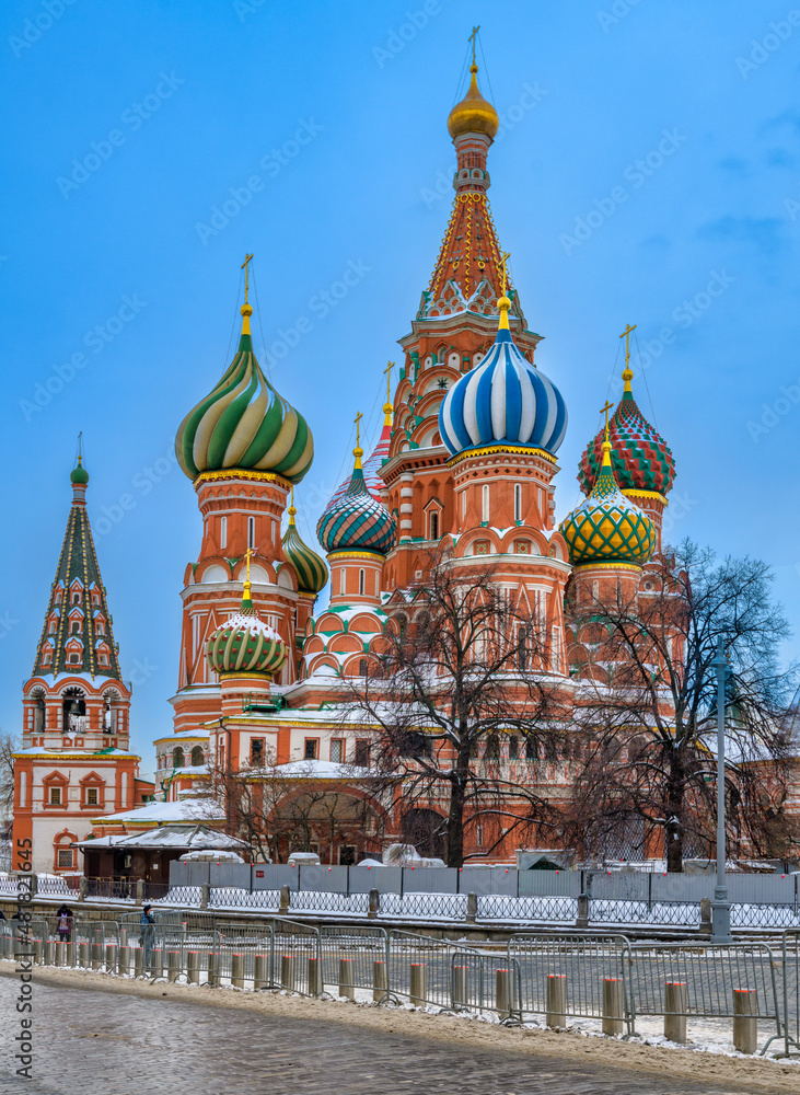 Obraz premium St Basil Cathedral in Moscow 2