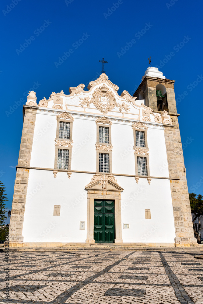 Mother Church of Olhao in Algarve, Portugal.