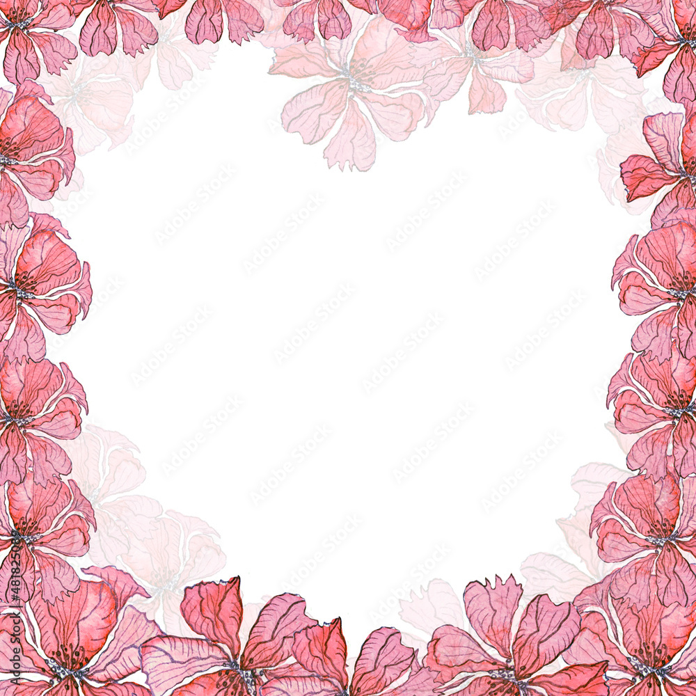 floral frame floral frame