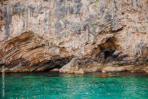 Corfu, Greece sea coast and rocks © Hristo Shanov