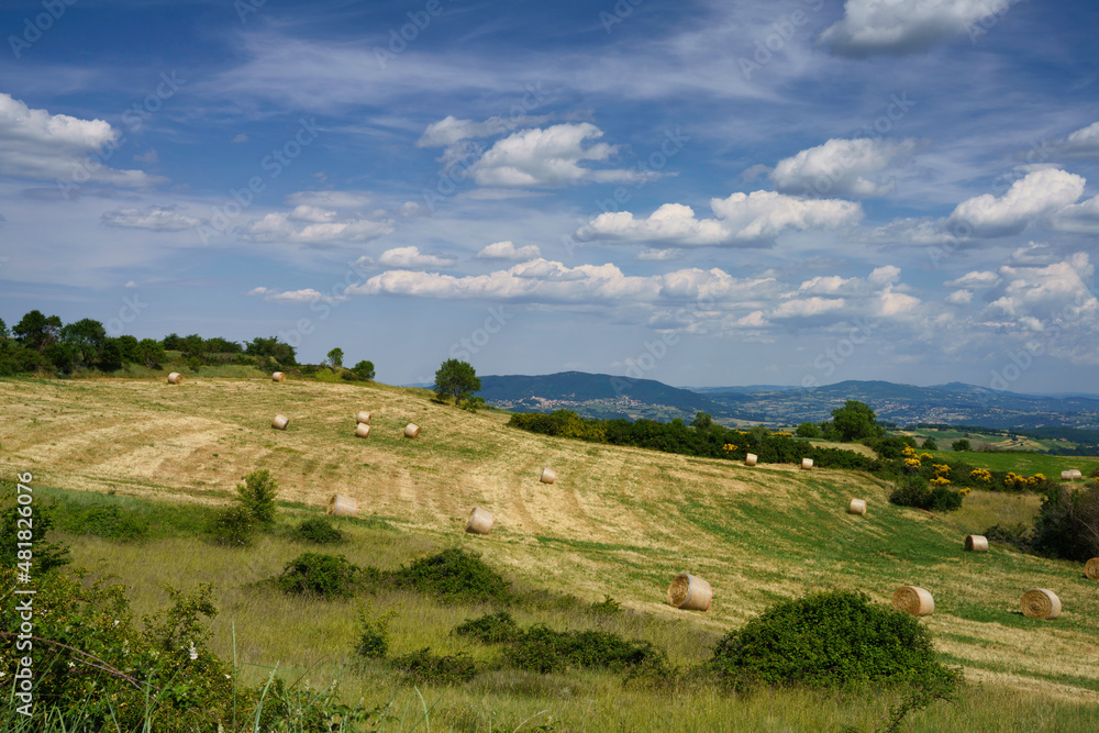 Landscape in Molise near Macchiagodena and Frosolone