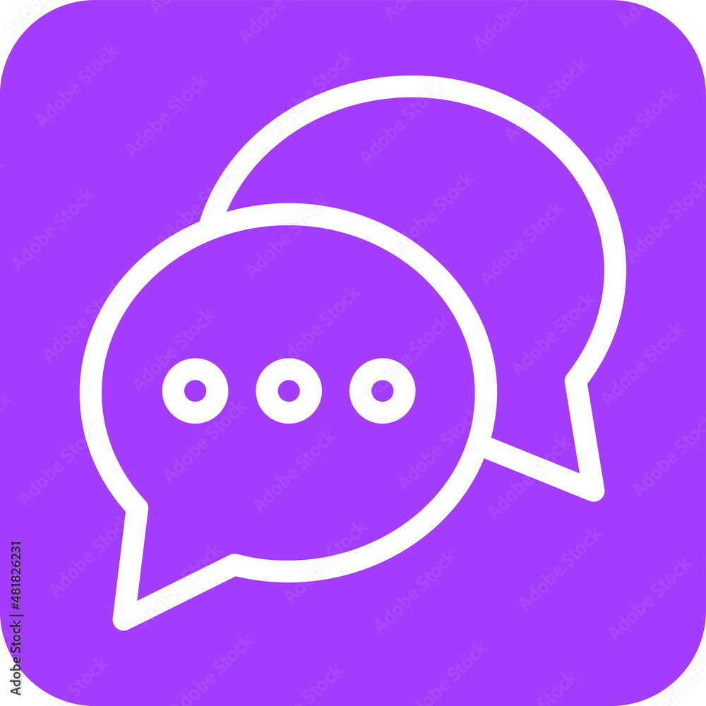 Chat Vector Icon Design Illustration Chat Vector Icon Design Illustration
