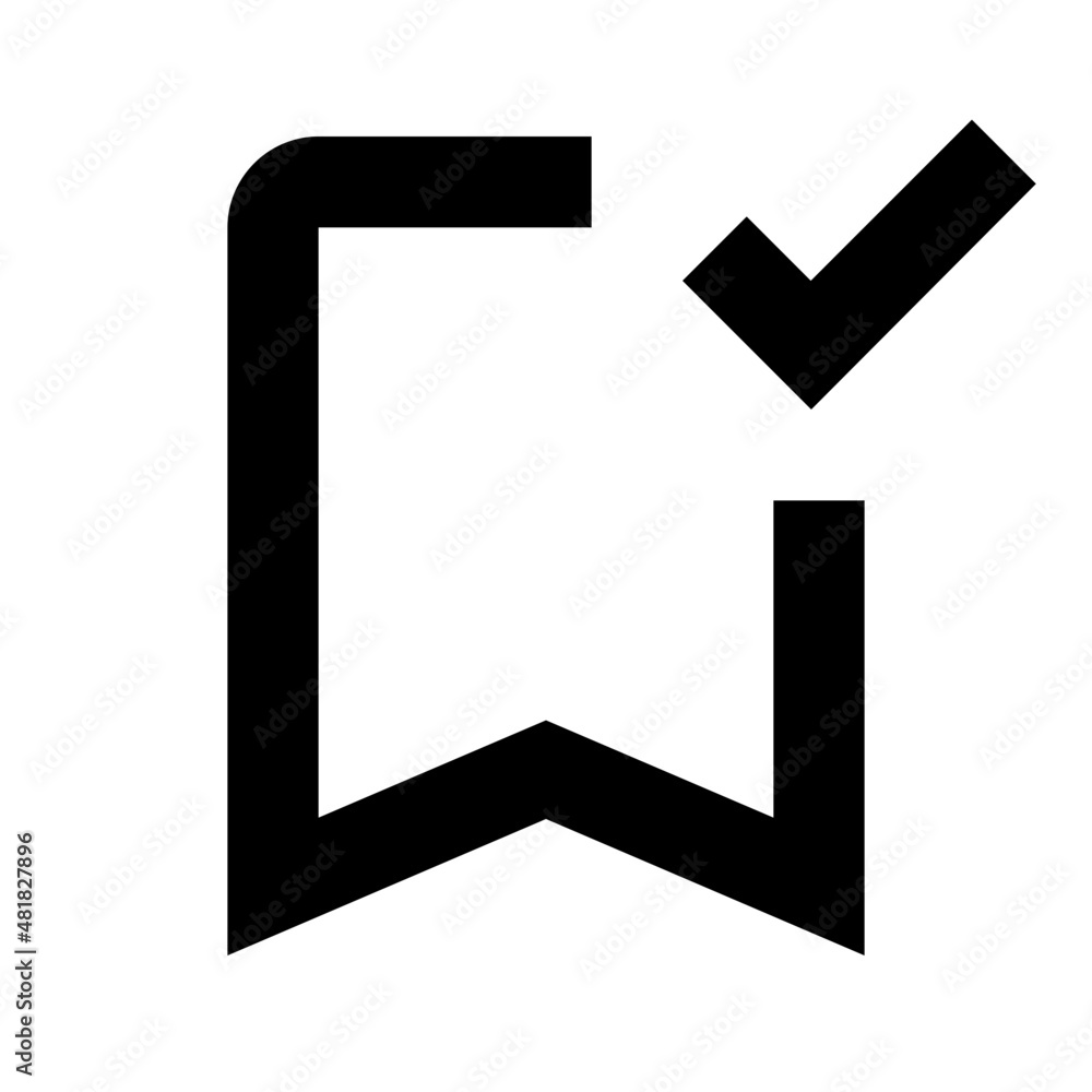 Bookmark Added Icon, Bookmark Vector
Bookmark Added Icon, Bookmark Vector