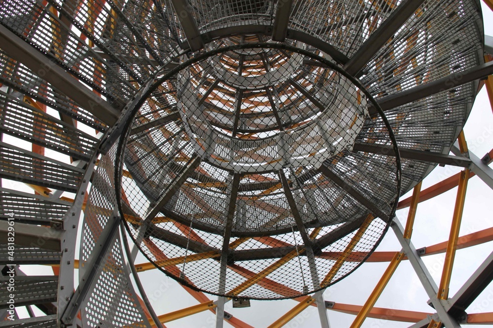 Detail of a lookout Tower in Liptál, Czecj republic