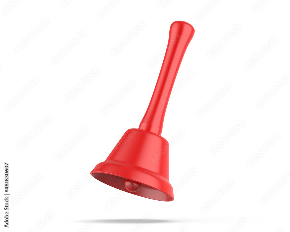 Blank Handheld Bell to Ring for Beer, Service Bell Gag Gift, Beer Lover Gift template, 3d render illustration. Blank Handheld Bell to Ring for Beer, Service Bell Gag Gift, Beer Lover Gift template, 3d render illustration.