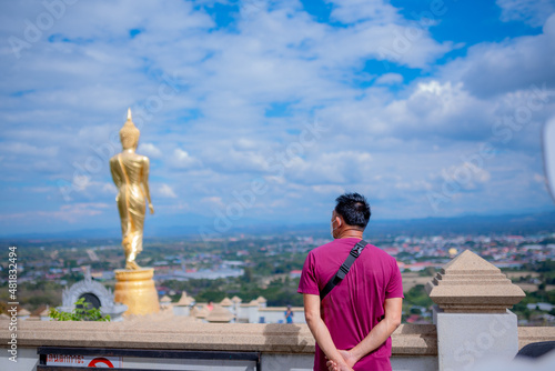 Travel to pay homage to monks in Thailand.