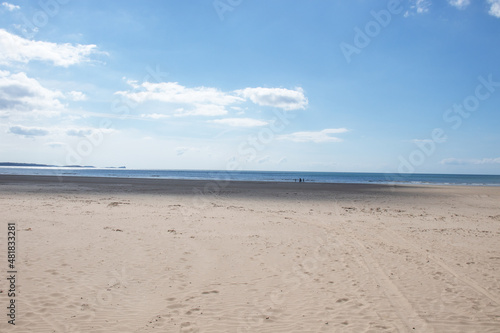 Wales coastline in the summertime.