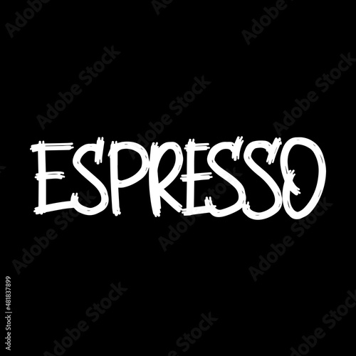 Handwritten fonts for bar menu words. Drink Names for your business Sloppy style graffiti wall title. espresso