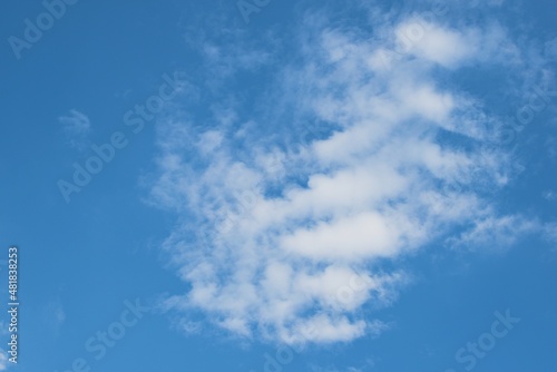 blue sky with clouds