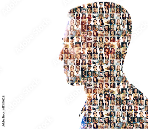 Canvas-taulu Faces of mankind