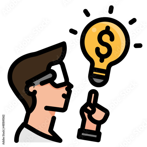 investor line icon