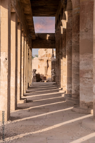 Karnak Temple Complex. Very beautiful sky. Luxor, Egypt, Africa