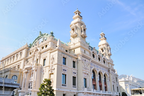 The casino and the opera house of Monte Carlo. Monaco.