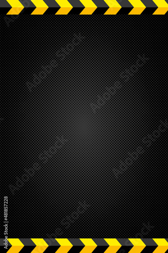 Work in progress. Under construction website page. Vertical vector background.