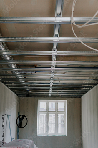 renovation of the suspended ceiling
