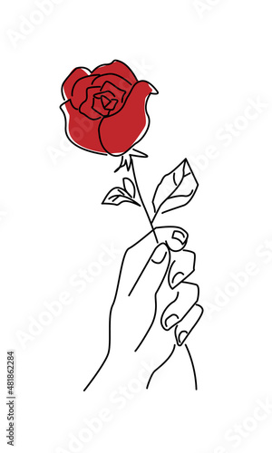 バラのプレゼント（ワンカラー）