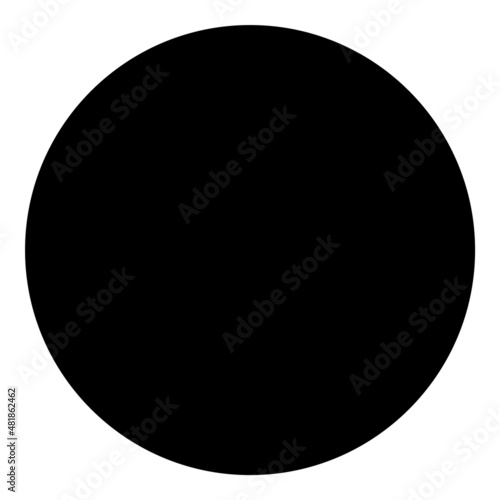 Circle And Sphere Flat Icon Isolated On White Background Flat Icon Isolated On White Background
