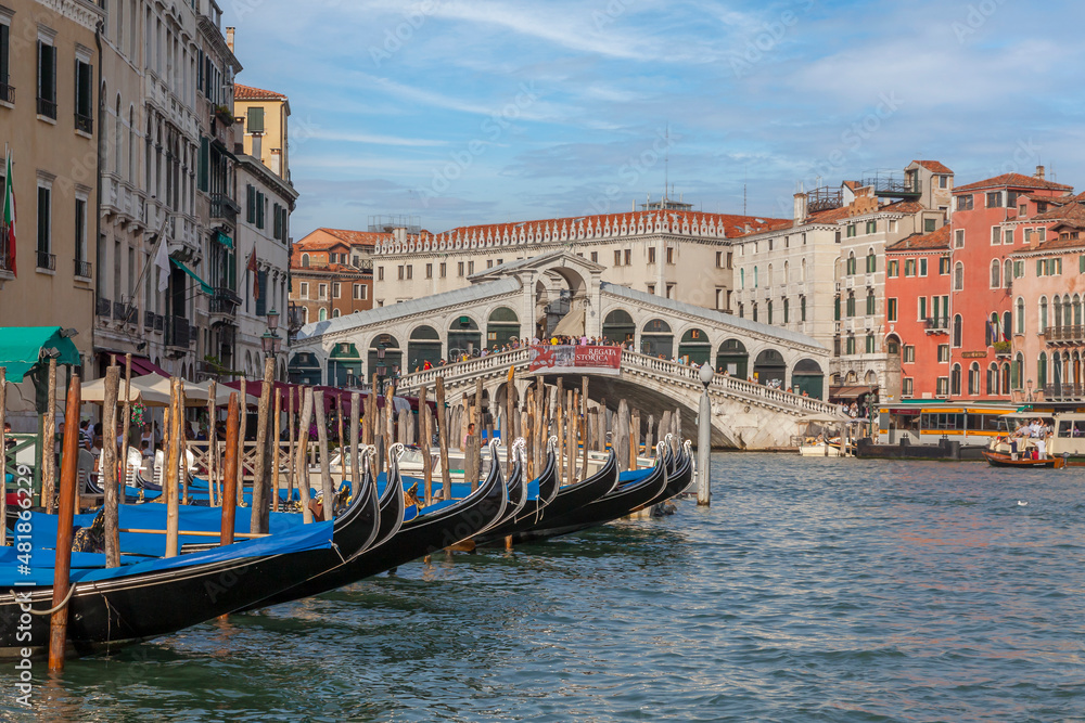 Fototapeta premium Rialtobrücke, Venedig