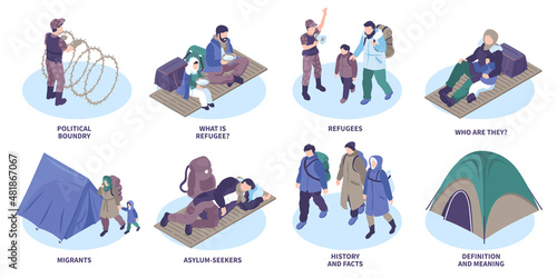 Refugee Isometric Compositions