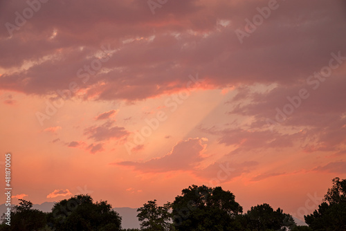 Quadro su tela Pastel Sunset