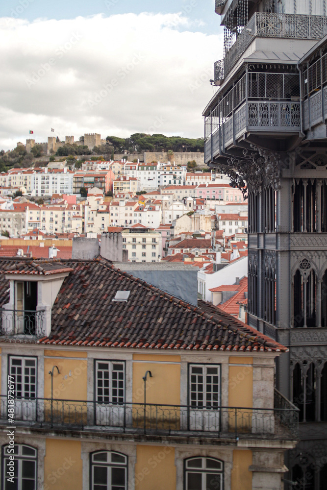 Fototapeta premium Lisbon, Portugal streets in summer 2022