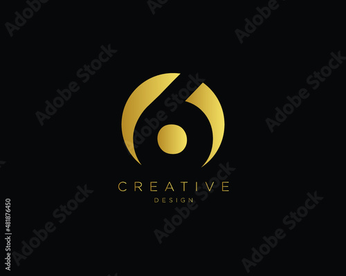 Creative Minimalist Letter 6 Logo Design | SIX Logo Design