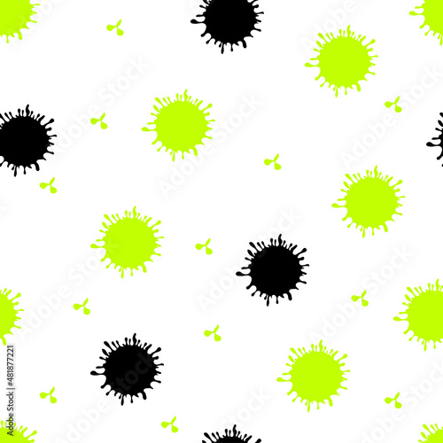 Corona virus icon, COVID-19 icon, Pandemic virus pattern.