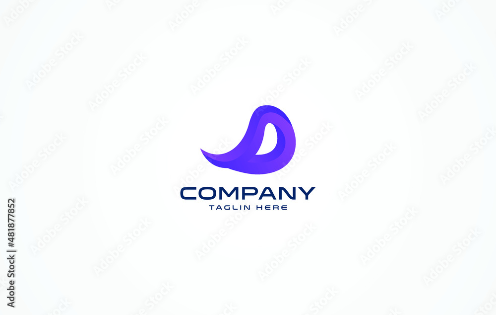 D Logo. D Letter Logo Design Vector Illustration Modern Monogram icon. D Logo. D Letter Logo Design Vector Illustration Modern Monogram icon.