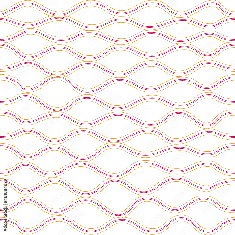 Seamless pattern, wave, brush art, illustration Seamless pattern, wave, brush art, illustration
