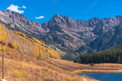 Fall Hike in Colorado on Vail Pass