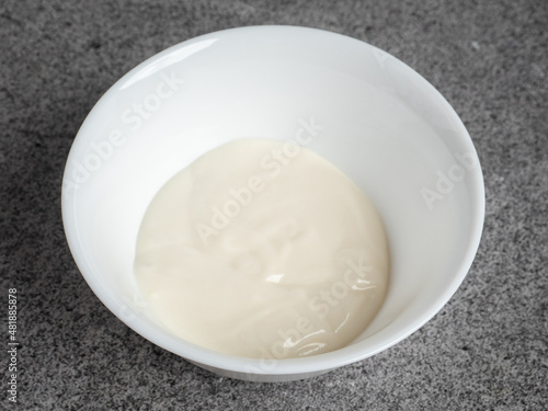 white bowl with eggs