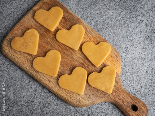 Wallpaper Mural heart shaped cookies Torontodigital.ca