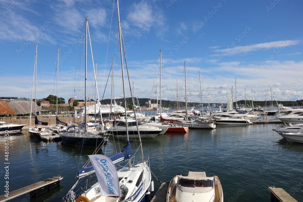 Fototapeta premium Oslo - Hafen / Oslo - Harbour