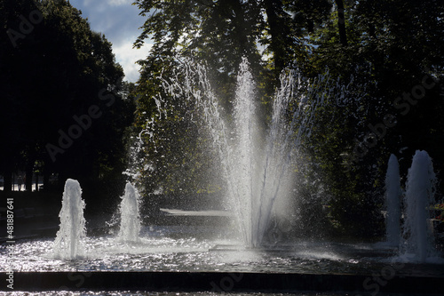 Canvas Print Oslo - Springbrunnen / Oslo - Fountain