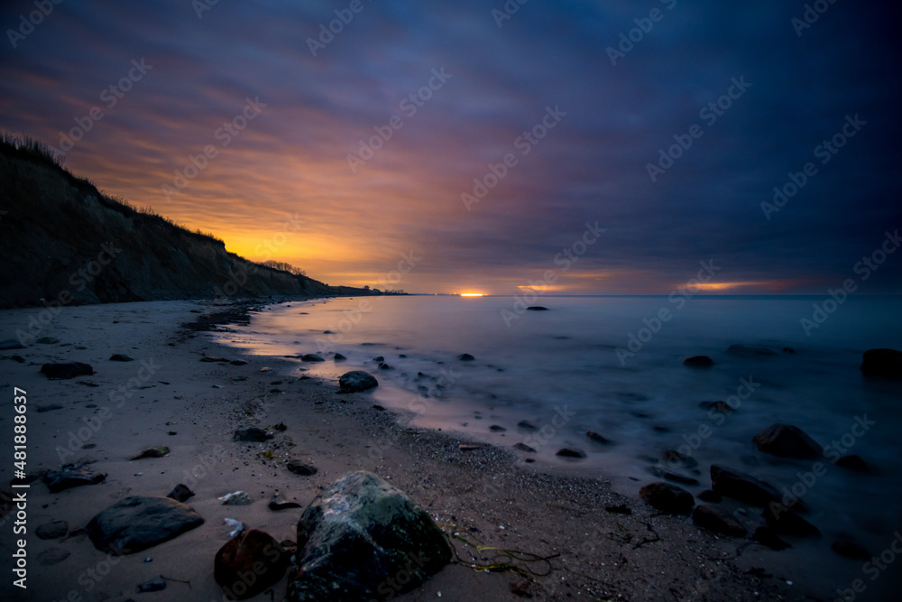 Fototapeta premium sunset at the beach