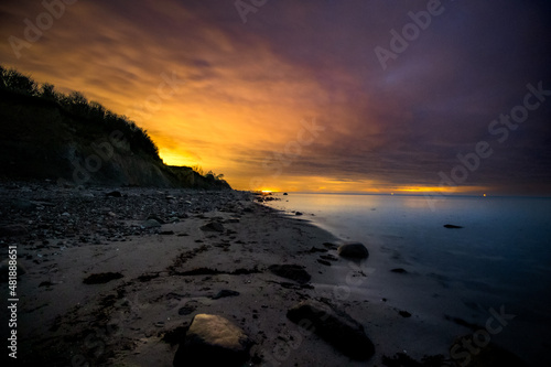 sunset at the beach