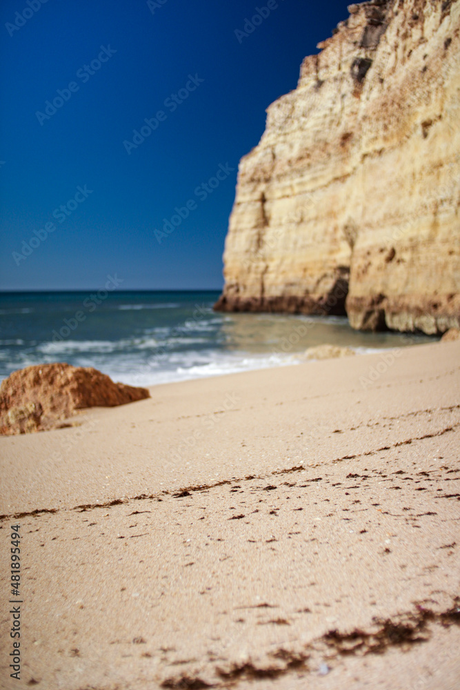beach and rocks portugal