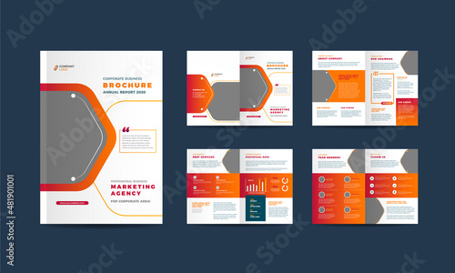 Brochure Design or Annual Report and Company Profile Design