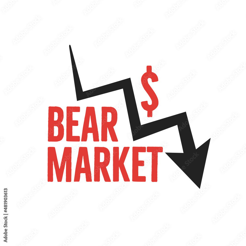 Bear Market, Stock Market, Economy Stocks, Stock Exchange, Stock Investing, Vector Illustration Background Bear Market, Stock Market, Economy Stocks, Stock Exchange, Stock Investing, Vector Illustration Background